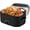 Black, variant on Superjoe Roaster Oven 28 Quart, Electric Roaster Oven with Visible & Self-Basting Lid, Turkey Roaster Oven with Removable Pan & Rack, Variable Temperature Control, Stainless Steel, Black