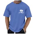 thumbnail image 3 of YDLCAFD Men's Summer Coconut Tree Print T Shirt, 3 of 6