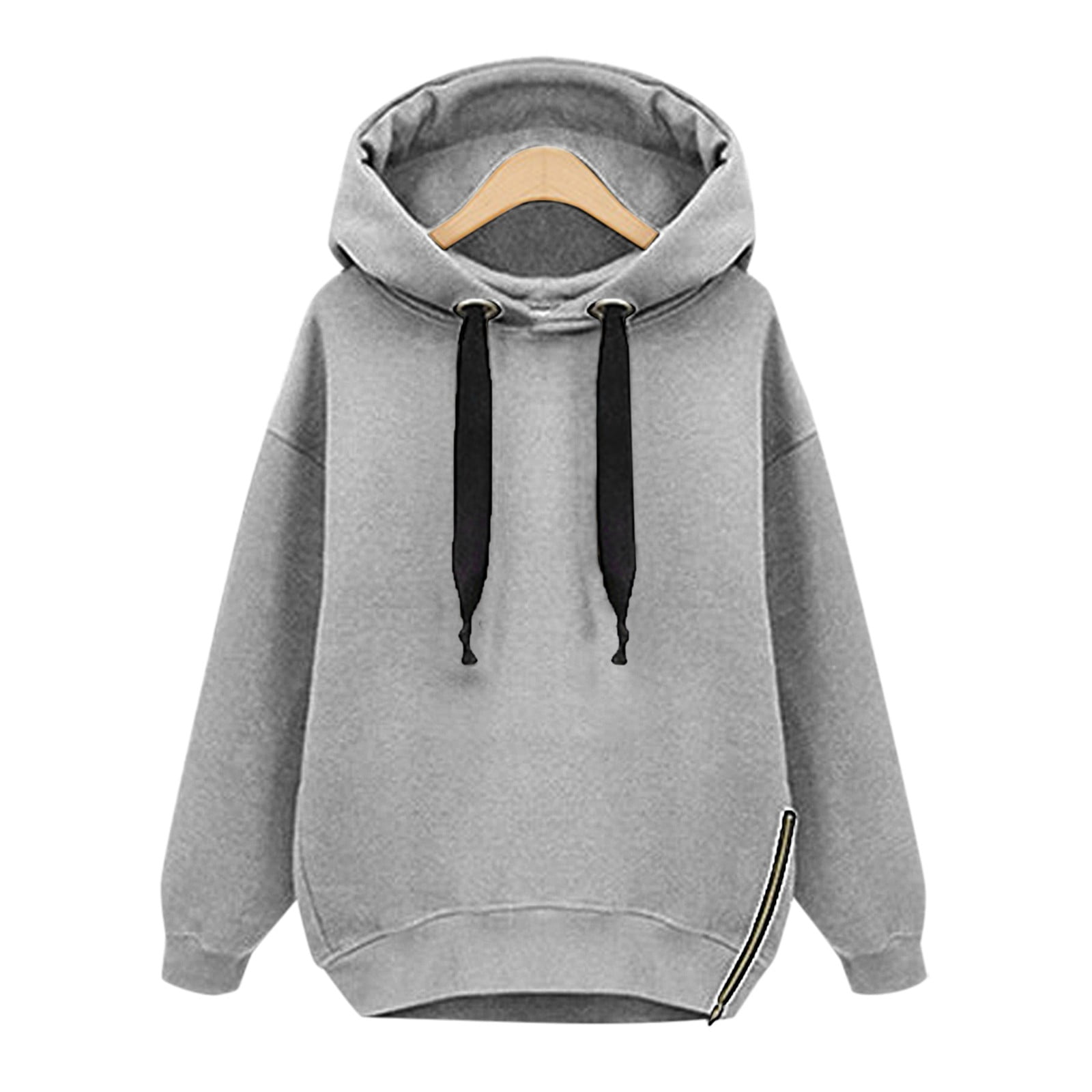 HSMQHJWE Hunting Sweatshirts For Women Hoodie With Zip Long