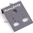 thumbnail image 5 of UDIYO 100Pcs Plastic Earring Ear Studs Holder Display Hang Cards Jewelry Accessories, 5 of 6