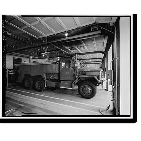 Historic Print, Rocky Mountain Arsenal, Fire Station, 80 feet North of December Seventh Avenue; 120 feet, Commerce City, Adams County, CO - 3, 16" x 20"