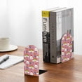 thumbnail image 5 of Pofeuu Cartoon Chicken Print Large Bookend Hold Heavy Books- Wood Bookends for Heavy Books Heavy Duty Book Ends Wood Bookends for Office Desk Non-Skid, 5 of 7