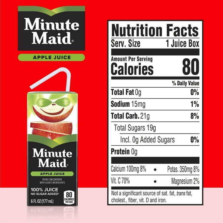 minute-maid-apple-juice-nutrition-facts
