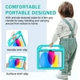 thumbnail image 4 of AVAWO Kids Case for New iPad (A16) 11th Generation 11 Inch 2025 & iPad 10th Generation 10.9" 2022 Cover with Built-in Screen Protector, Cyan, 4 of 8