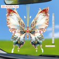 thumbnail image 2 of Butterfly Hanging Decor, 2D Flat Design with Hyperlinked Image, for Home Wall Decoration, Party Ornament, Living Room Accent - Colorful Artistic Butterfly Pendant, No Size Specification, 1PC, 2 of 6