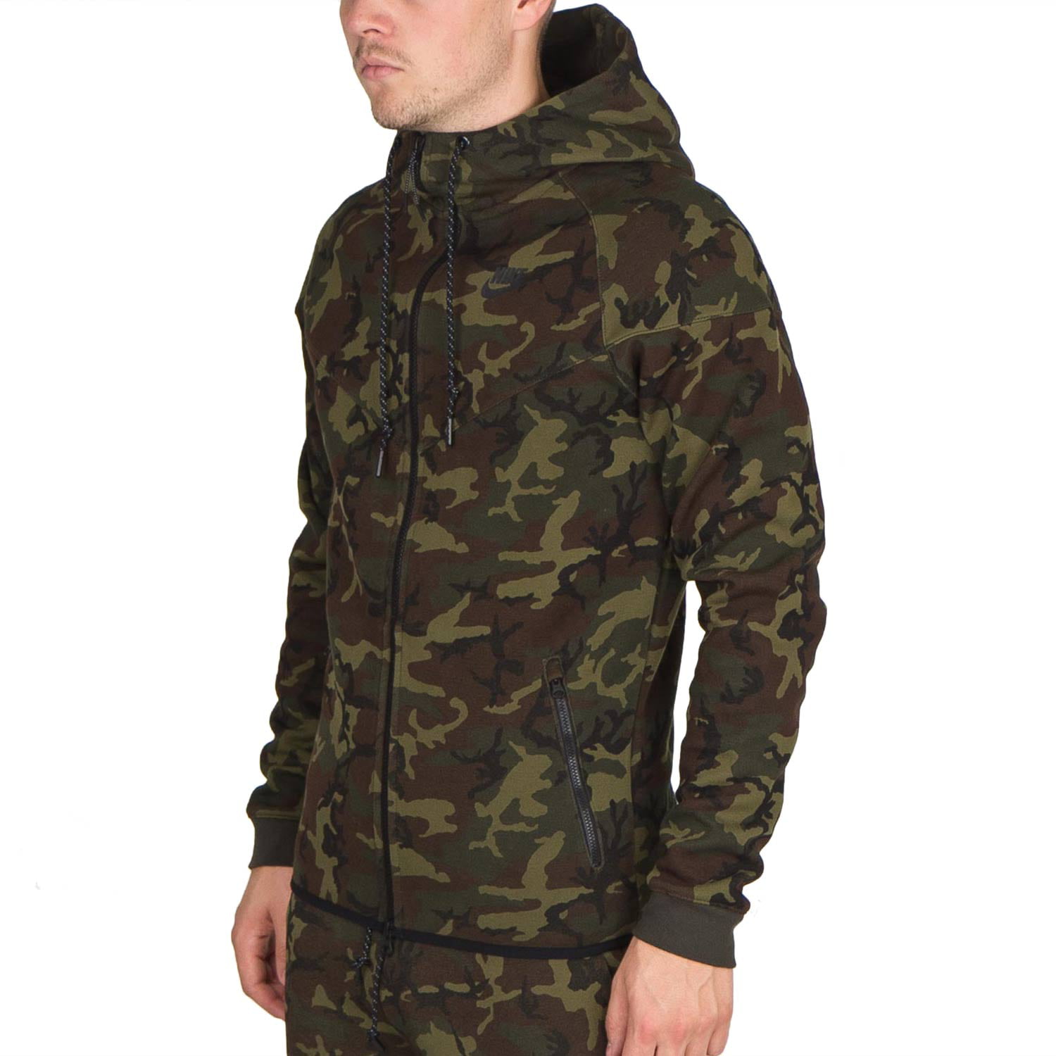 Gezichtsvermogen Weinig jaloezie Nike Tech Fleece Windrunner Men's Hoodie Green Camouflage 694004-355 -  Walmart.com