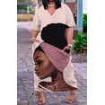 thumbnail image 2 of Fashion Long Dress Africa Women Fashion Summer Bohemian Beach Dress Party Evening Loose Max Dresses Sexy Oversized Vestidos Girl4XL Gao Jinjia LED, 2 of 2