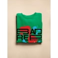 thumbnail image 3 of Bad Reputation Slogan Sweatshirt Women -Image by Shutterstock, Female x-Large, 3 of 4