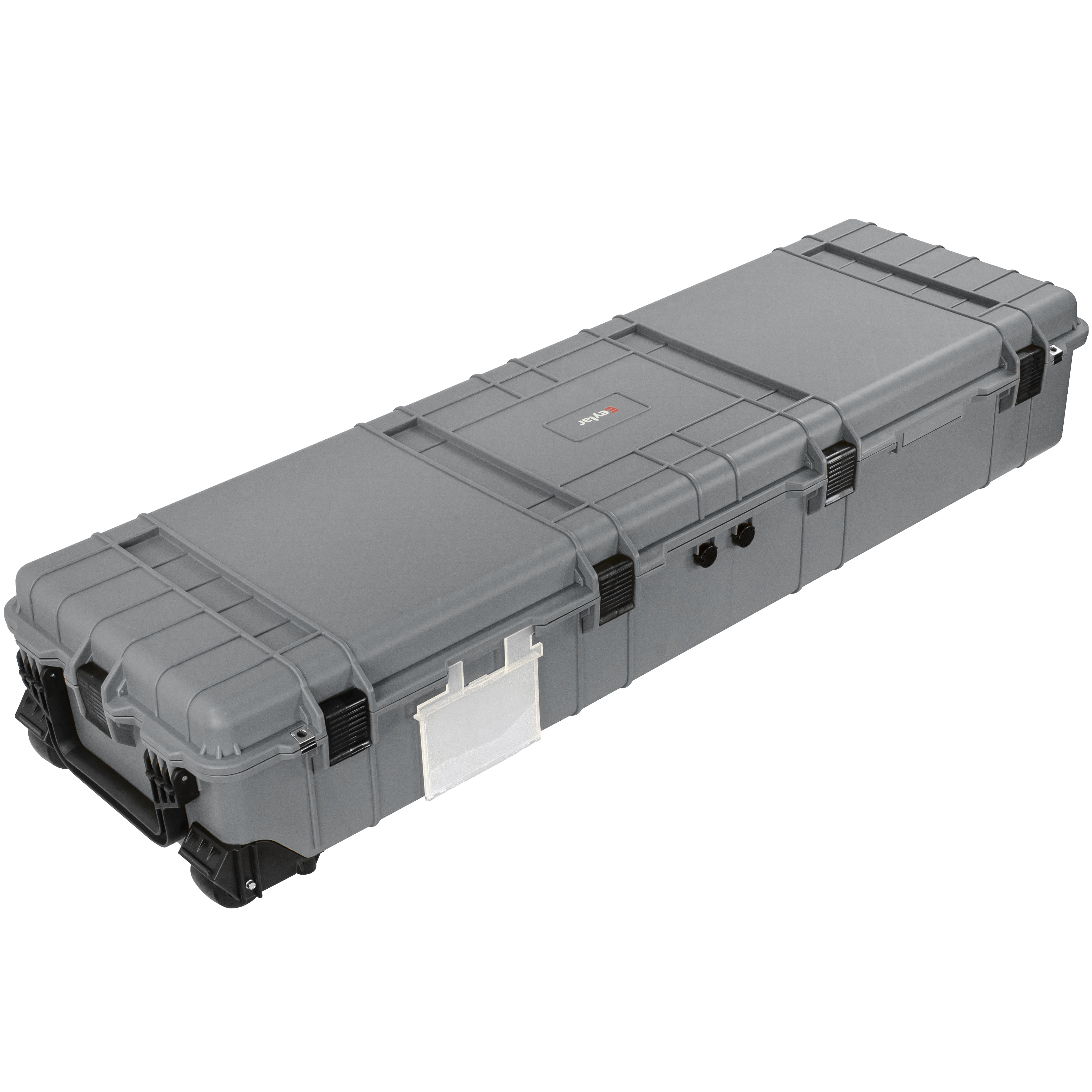 Eylar XXXL 57 Inch Heavy Transport Roller Rifle Hard Case with Foam, Mil-Spec, Waterproof & Crushproof, Auto-Pressure Valve with Lockable Fittings TSA Standards (Gray)