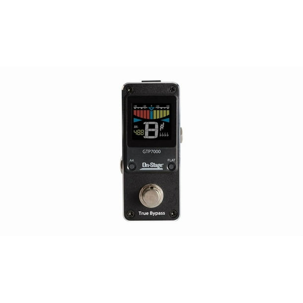 On-Stage GTP7000 Mini pedal afinador de guitarra