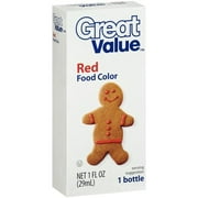 Great Value: Red Food Color, 1 Oz