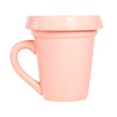 thumbnail image 3 of Peach Flower Pot Mug - &ldquo;You&rsquo;re Loved&rdquo; Without Scripture, 3 of 6