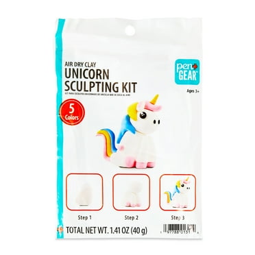 Pen+Gear Air Dry Clay Sculpting Kit, Unicorn