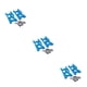 thumbnail image 5 of Vogacara 2X coches de control remoto Brazo oscilante del coche delantero Servicio de larga duración Brazos de suspensión RC duraderos Reemplazo para Type1 NO1 Vogacara CBP203176, 5 of 6