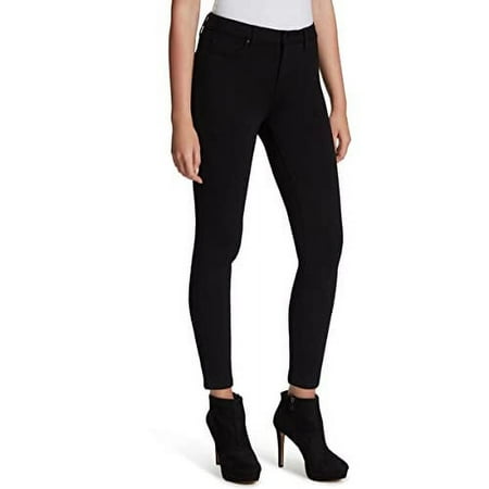 Jessica Simpson Women's Misses Kiss Me Skinny Jean, Black Ponte, 24 Regular