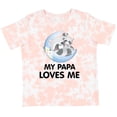 thumbnail image 3 of Inktastic Raccoon My Papa Loves Me Boys or Girls Toddler T-Shirt, 3 of 5