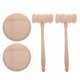 thumbnail image 1 of 1 conjunto de hormigón de madera de mano con base cómoda bloqueo de sonido de madera de madera para el abogado juez gavel, 1 of 4