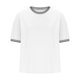 thumbnail image 5 of Karight Womens Tops Round Neck Striped Contrast Short Sleeve Lightweight Loose Pullover Tees Shirt for Ladies 2026, 5 of 7