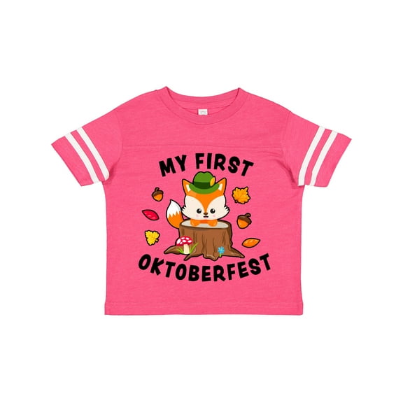 Inktastic My First Oktoberfest with Fox Boys or Girls Toddler T-Shirt