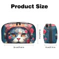 thumbnail image 5 of Cat Waterproof Oxford Fabric Storage Pouch for Electronic Devices - Cord Organizer, Hard Drive Bags, Canvas Storage Box Small, Charger Cord Organizer - 5.9x9.44x3.14 in, 5 of 6