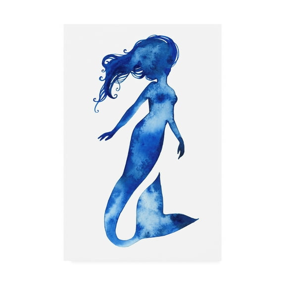 Trademark Fine Art 'Blue Sirena II' Canvas Art by Grace Popp