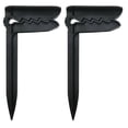 thumbnail image 2 of Dusknt 2Pc Beach Vacation Essentials Plastic Rv Outdoor Clips Windproof Towel Clamps Camping Picnic Mat Fasteners Anchor Stakes, Black, 2 of 5
