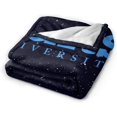 thumbnail image 2 of Tufts University Logo Fleece Blanket, Very Soft Microfiber Flannel Blanket for Couch Warm and Cozy for All Seasons, 2 of 8
