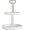 White, variant on Two Tiered Tray Cupcake Stand Farmhouse Rustic 2 Tiered Serving Tray for Home and Kitchen Decor, Party, Weddings-Holiday Decoration Customizable Display Options(White)