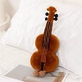 thumbnail image 2 of Violin Shaped Plush Toy, Soft & Cuddly Stuffed Violin Doll with Realistic Design, to Play & Adults for Home Decor, Birthday Gift for Boys Girls Women Men - 1PC, 2 of 9