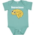 thumbnail image 3 of Inktastic Neuroscience Brain White Text Boys or Girls Baby Bodysuit, 3 of 5