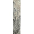 thumbnail image 3 of Nourison Maxell Contemporary Abstract Grey 2'2" x 10' Area Rug, Plush, Bedroom, Kitchen, Living Room, (10' Runner), 3 of 8