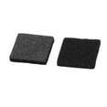 thumbnail image 3 of Unique Bargains 160 Pcs Antislip EVA Square 18mm x 18 mm Adhesive Chair Foot Cover Table Furniture Leg Protector Black, 3 of 3