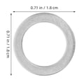 thumbnail image 4 of Miangastore 200pcs Oil Plug Gasket Washer Aluminum for High Temperature Leak Proof Sealing, 4 of 8