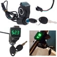 thumbnail image 4 of Accessories Scooter Motorbike Electric Bicycle Refitting Parts E-Bike Thumb Throttle With Key Battery Level Display Power Switch Lock, 4 of 8