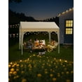 thumbnail image 4 of Danolapsi 7 x 7 ft Commercial Canopy Tent,Outdoor Canopy with Waterproof Oxford Fabric,Beach Tent Sun Shelter Outdoor Sun Shade for Party,Camping, Market,Wedding,BBQ,Outdoor Event, 4 of 6