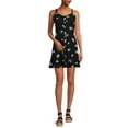 thumbnail image 4 of No Boundaries Juniors’ Milk Maid Button Front Dress, 4 of 5