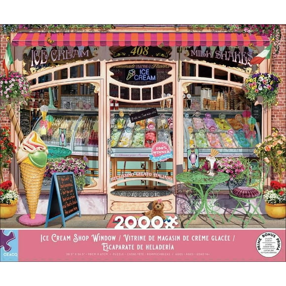 Ceaco Vitrine de crème glacée Puzzle 2000 pièces