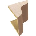 thumbnail image 6 of 10"W x 10"D x 10"H Wide Carmel Rough Cedar Woodgrain TimberThane Corbel, Primed Tan, 6 of 6