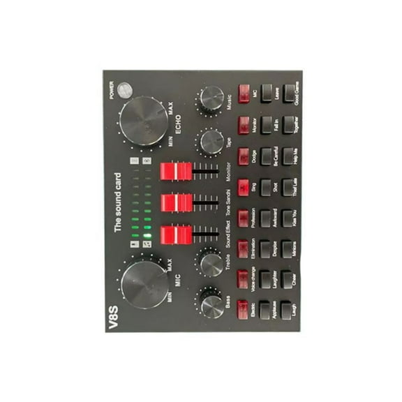 Studio External Sound Card With Clear Sound Captures Dedicated Mics Input And Not Latencys Headphone Systems