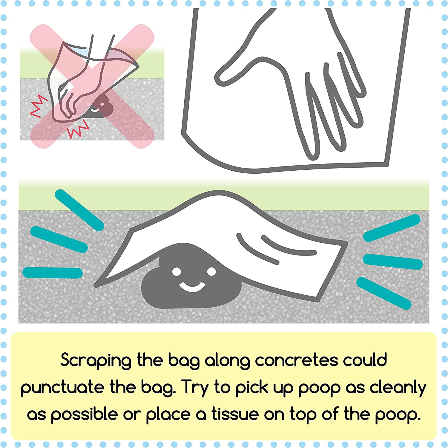 Amazing Odor Sealing Dog Poop Bags - Durable and Unscented [Size: M, Color: Light Blue] (90 Count, Pack of 1) (90 Bags)