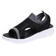 thumbnail image 2 of Las mujeres punta abierta transpirable comodidad ahueca hacia fuera Casual cuñas zapatos de malla sandalias Wmkox8yii nm10885, 2 of 9