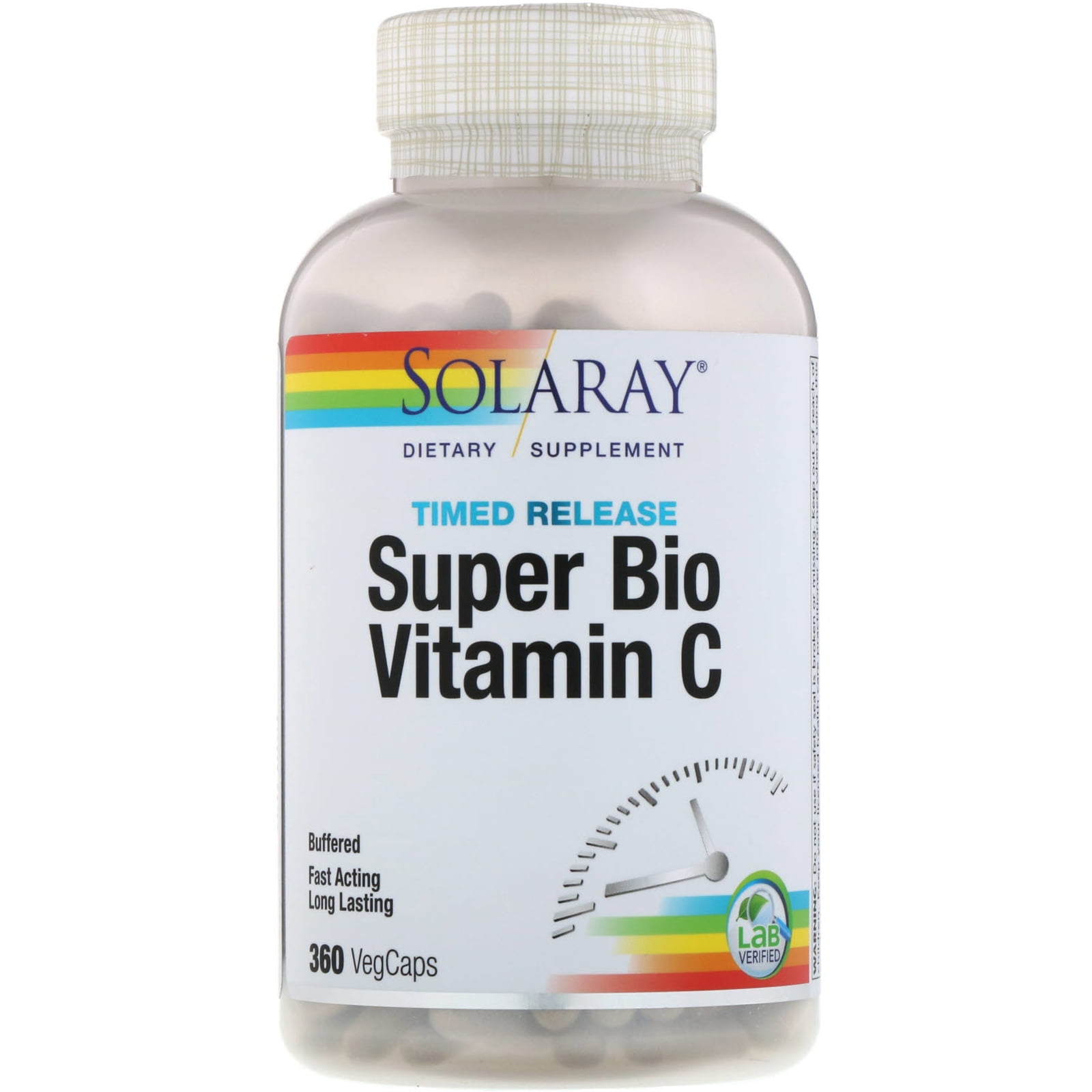 Solaray Super Bio C Buffered Vitamin C w/ Bioflavonoids TimedRelease