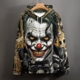 thumbnail image 6 of Joker Hoodies for Men Women, Unisex Hooded Sweatshirt, Oversized Pullover with 3D Print, Casual Loose Fit Hoodie, S-6XL, 6 of 8
