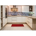 thumbnail image 6 of Ahgly Company Machine Washable Indoor Rectangle Contemporary Red Area Rugs, 7' x 9', 6 of 7