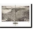thumbnail image 2 of Historic Framed Print, NY Peekskill 1911 MAP, 17-7/8" x 21-7/8", 2 of 9