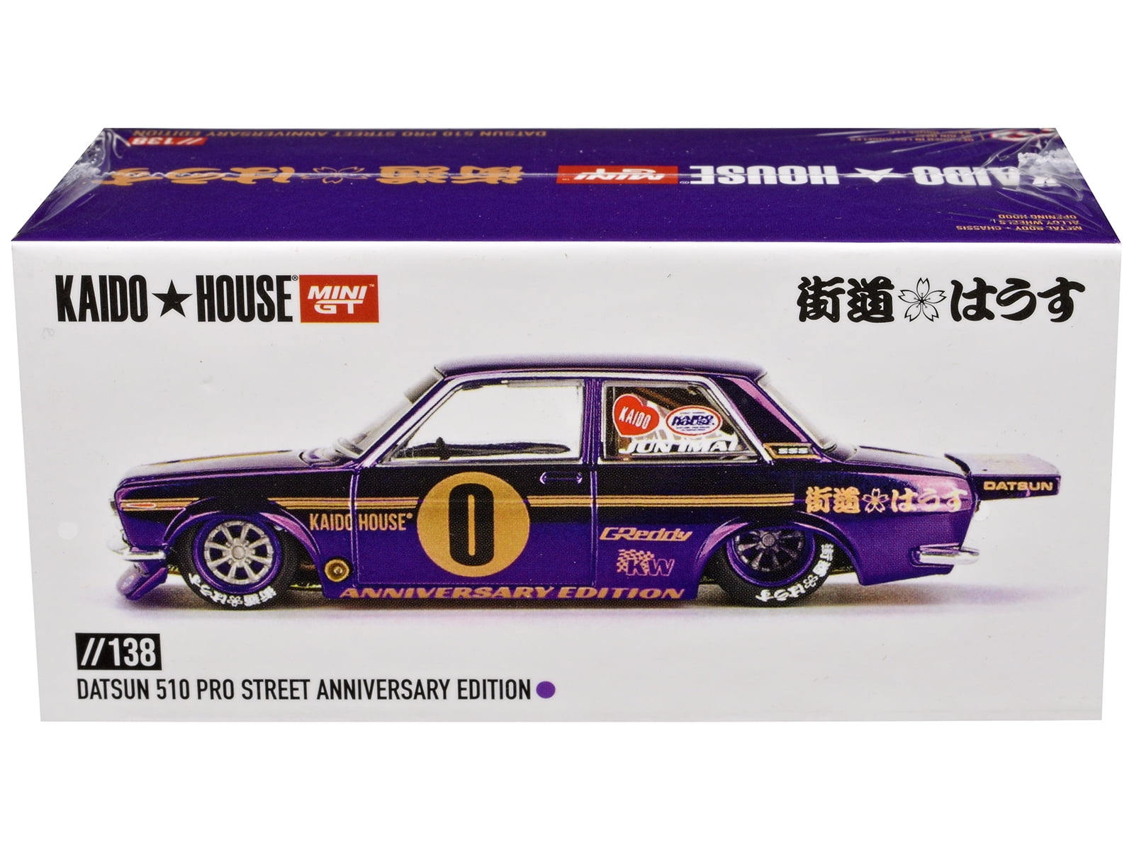Kaido House x Mini GT Datsun 510 Pro Street Anniversary Edition - 1:64 scale (2024 Limited Edition)