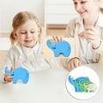 thumbnail image 2 of MeetYTOYS Wooden Multi-Layered Animal Puzzles Set, Montessori 3D Panel Size Recognizer Puzzles Early Educational Toys(Frog), 2 of 5