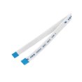 thumbnail image 2 of B Type 10pcs 1.0mm Pitch 4 Pin Flexible Flat Ribbon Cable FPC FFC Connect Wire Cord 8" 200mm Length, 2 of 2