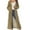 Khaki women fall long sleeve cardigan a1, variant on Women's Fall Winter Long Sleeve Knitted Cardigan Open Front Casual Sweater Coat Basic Cover Up Cozy Fashion Tops, Khaki S