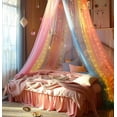thumbnail image 1 of Mosquitero en Canopy para Cama Comtelek Arcoíris con Luces LED, 1 of 9